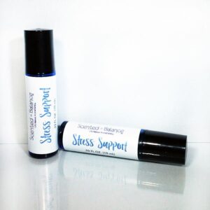 stress support aromatherapy rollerball, chronic fatigue, adrenal system, stress management, Stress Support, chronic stress