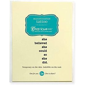 Temporary Tattoo, conscious ink temporary tattoos